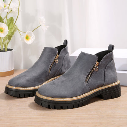 Bottines Chunky Suédine